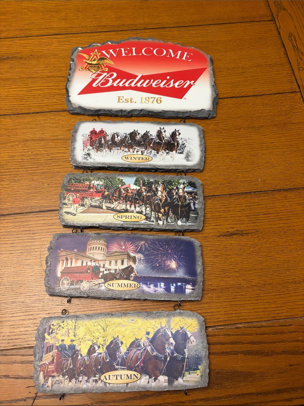 Bradford Exchange Budweiser Sign Set
